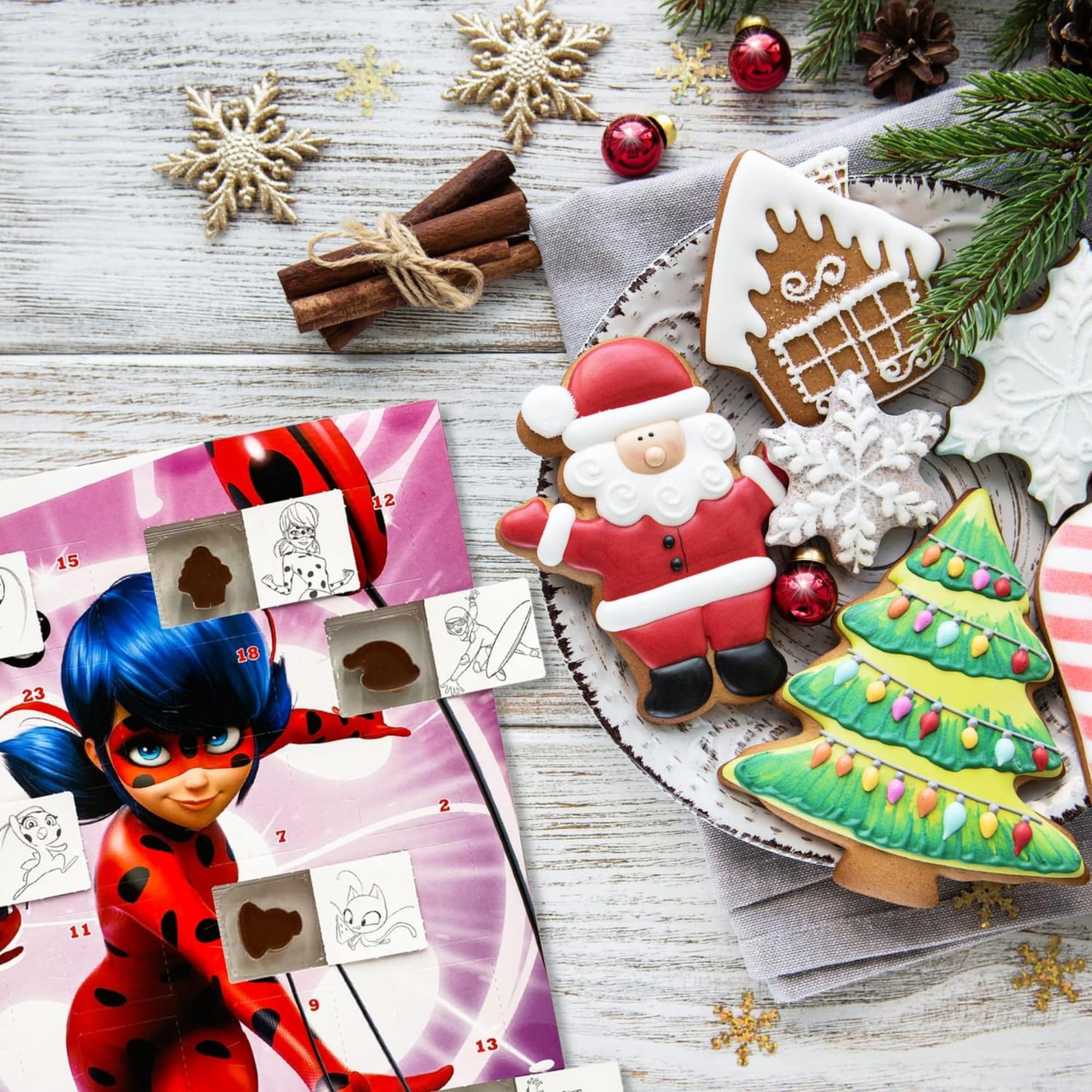 Amazon.com : Sweetzo - Candy Advent Calendar, Miraculous Ladybug